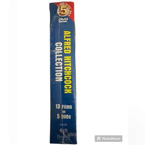 NEW! ALFRED HITCHCOCK Collection 13 films on 5 DVD's NWT gift set Christmas NWT - Picture 4 of 5